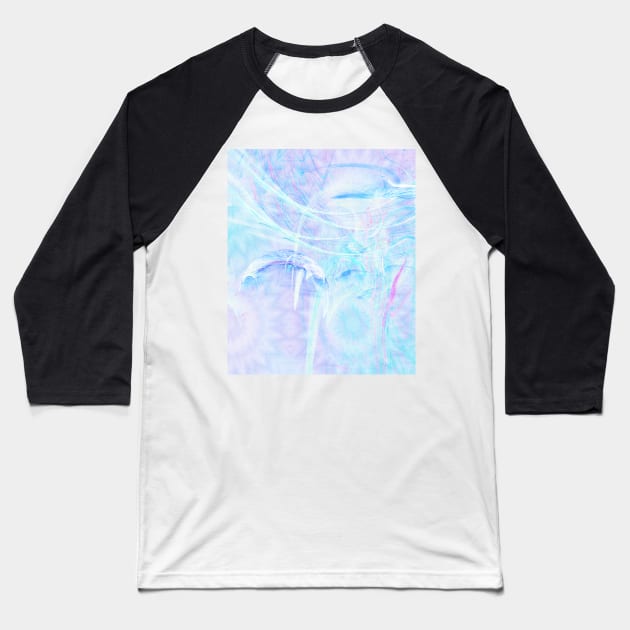 Abstract fractal faerie worlds Baseball T-Shirt by hereswendy